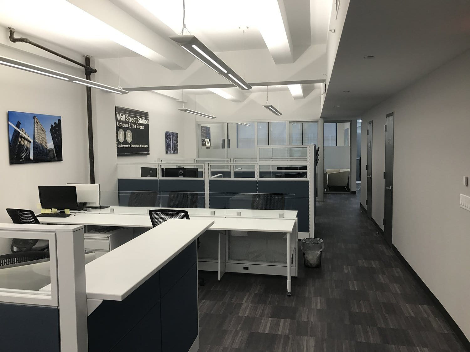 36th Street Office, office interior in Manhattan built by AIK Renovations, New York general contractor (photo 2 of 2)