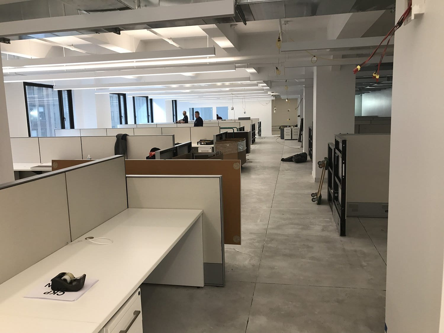 512 7th Avenue Office, office interior in Manhattan built by AIK Renovations, New York general contractor (photo 2 of 5)