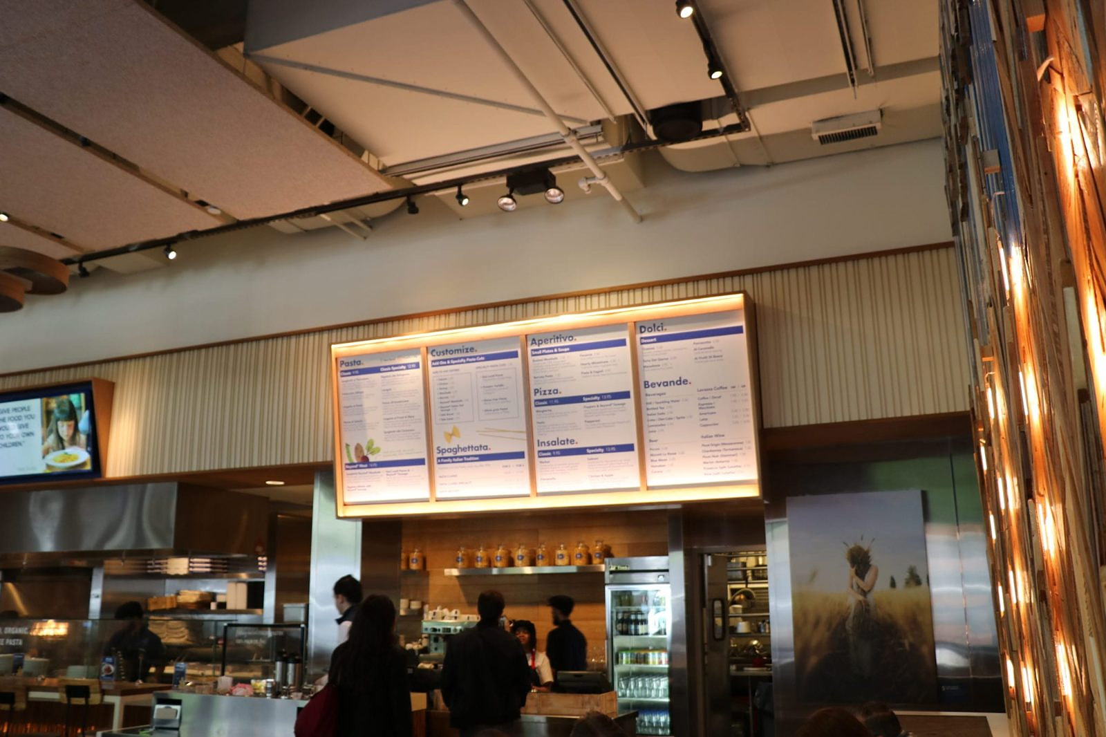 Barilla Restaurant, restaurant interior in New York City built by AIK Renovations, New York general contractor (photo 3 of 3)