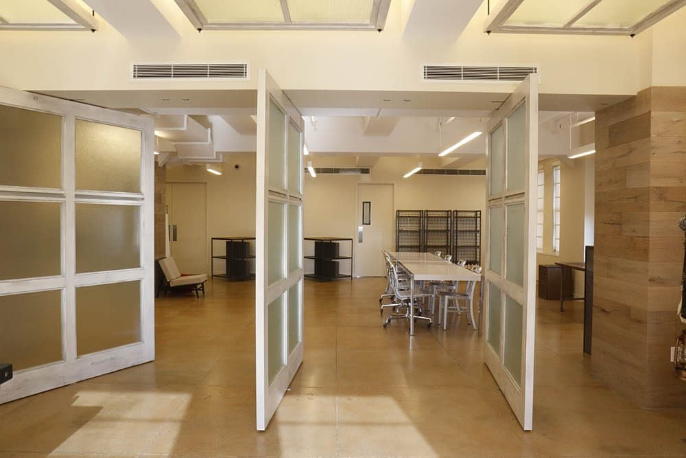 Bass, fashion showroom interior in Manhattan built by AIK Renovations, New York general contractor (photo 5 of 6)
