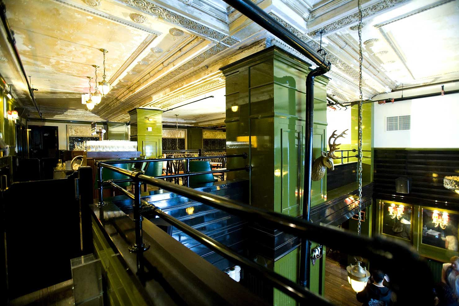 The Breslin, restaurant interior in Manhattan built by AIK Renovations, New York general contractor (photo 3 of 4)