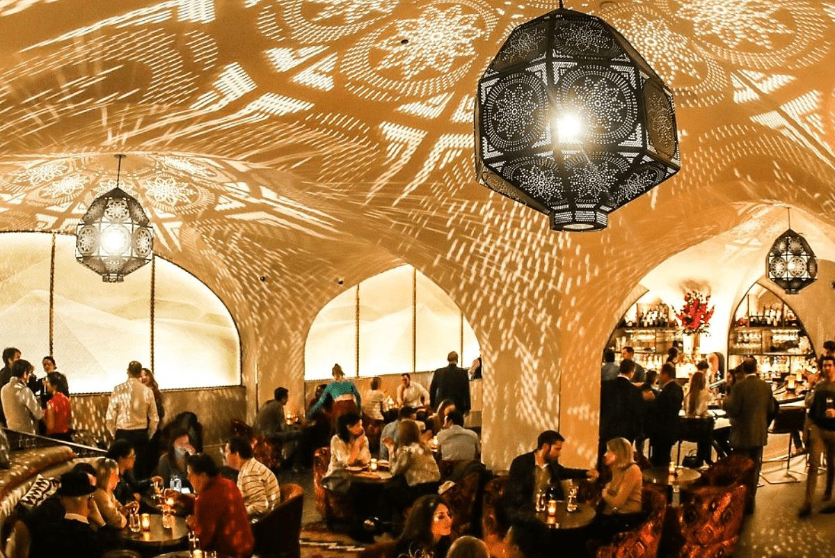 Lighting by AIK Renovations: Celon Bar & Lounge, Manhattan