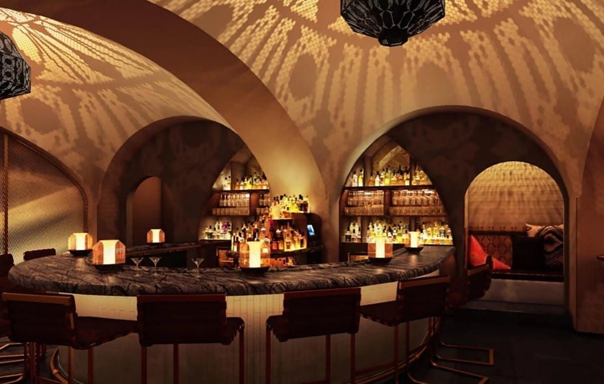 Celon Bar & Lounge, restaurant interior in Manhattan built by AIK Renovations, New York general contractor (photo 2 of 5)
