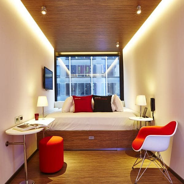 Citizen M Hotel, hotel interior in Manhattan built by AIK Renovations, New York general contractor (photo 3 of 3)
