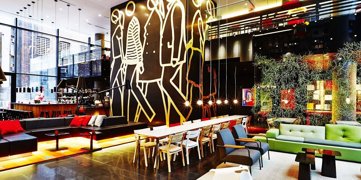 Citizen M Hotel, hotel interior in Manhattan built by AIK Renovations, New York general contractor (photo 1 of 3)
