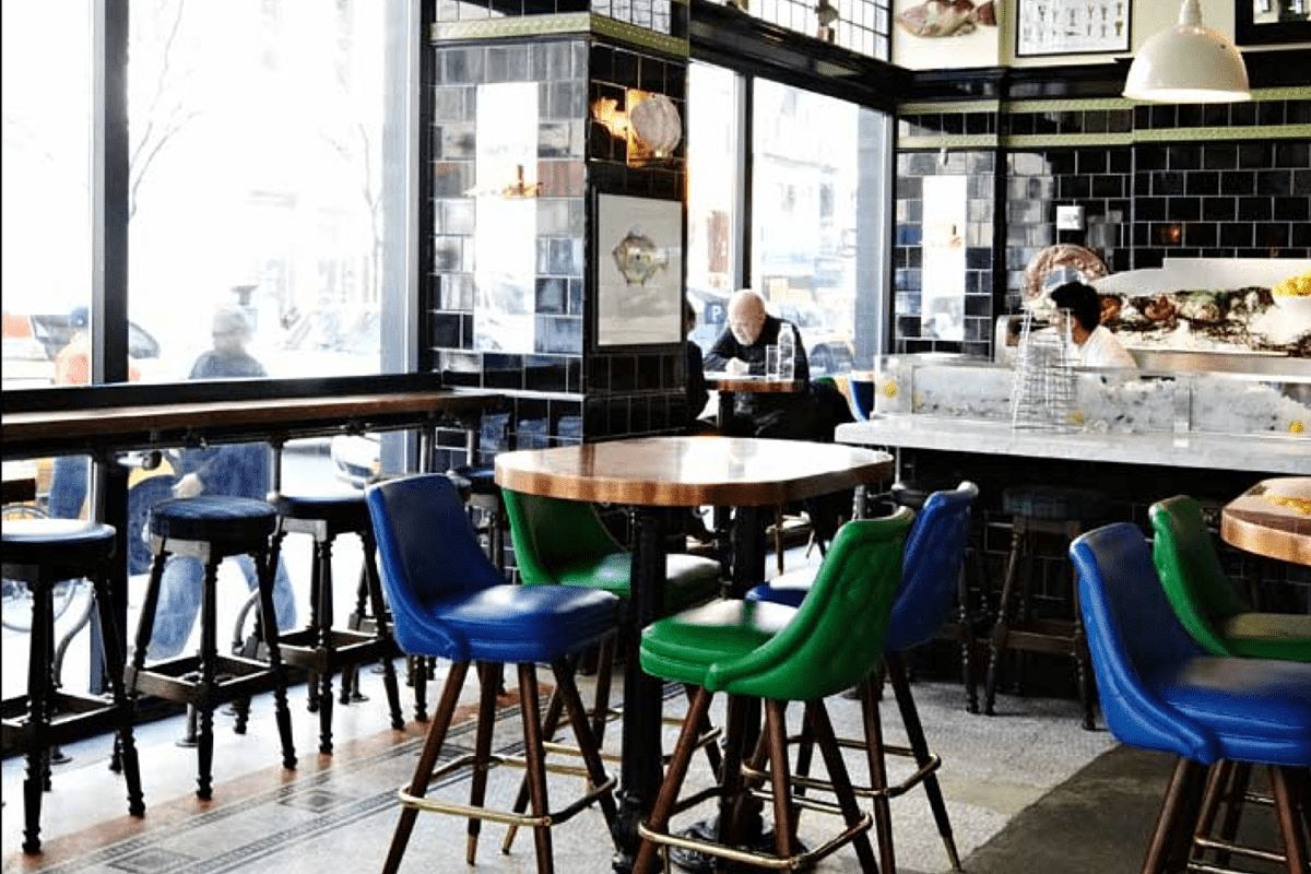 John Dory Oyster Bar, restaurant interior in Manhattan built by AIK Renovations, New York general contractor (photo 1 of 5)