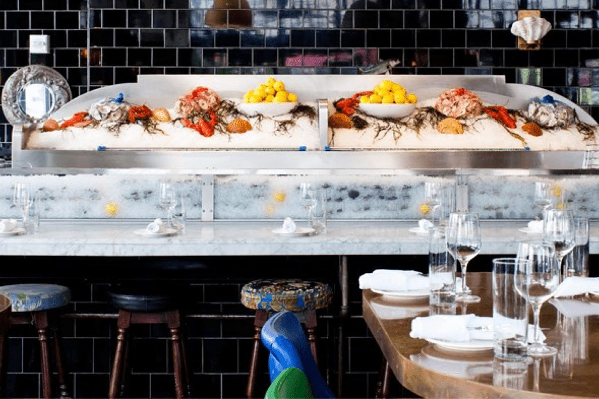 John Dory Oyster Bar, restaurant interior in Manhattan built by AIK Renovations, New York general contractor (photo 4 of 5)