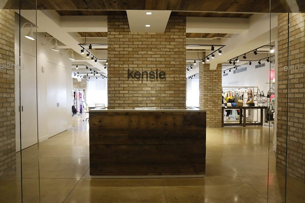 Kensie, fashion showroom interior in Manhattan built by AIK Renovations, New York general contractor (photo 1 of 6)