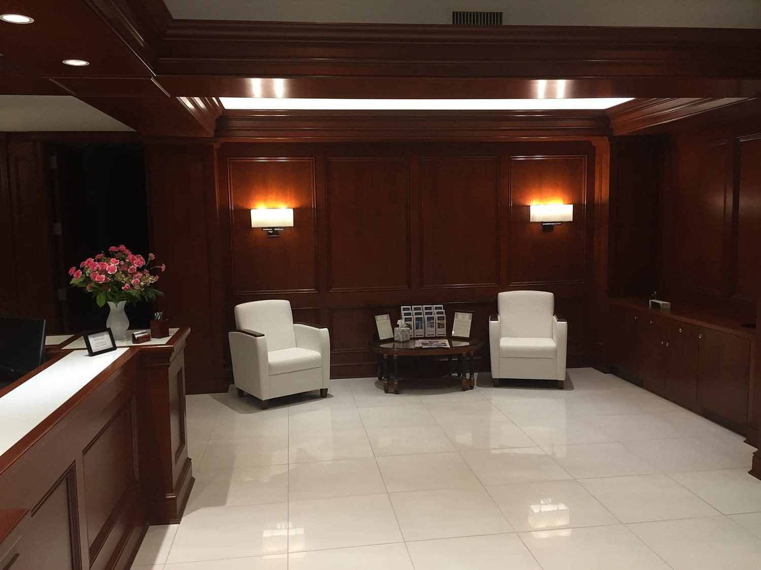 Law Firm, Garden City, office interior in Long Island built by AIK Renovations, New York general contractor (photo 2 of 5)