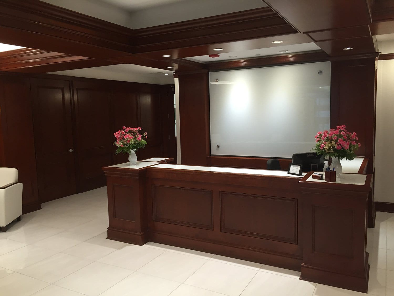 Law Firm, Garden City, office interior in Long Island built by AIK Renovations, New York general contractor (photo 3 of 5)