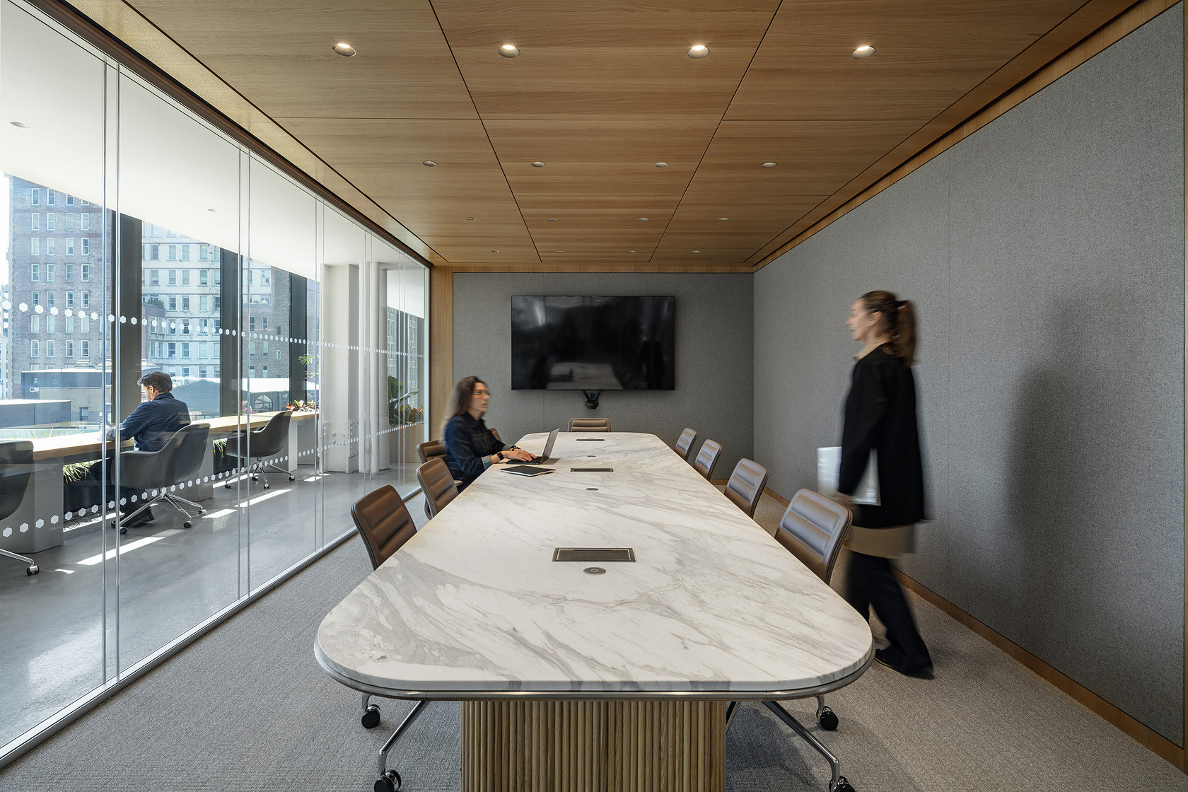 Prosek Offices in NoMad, office interior in Manhattan built by AIK Renovations, New York general contractor (photo 4 of 9)