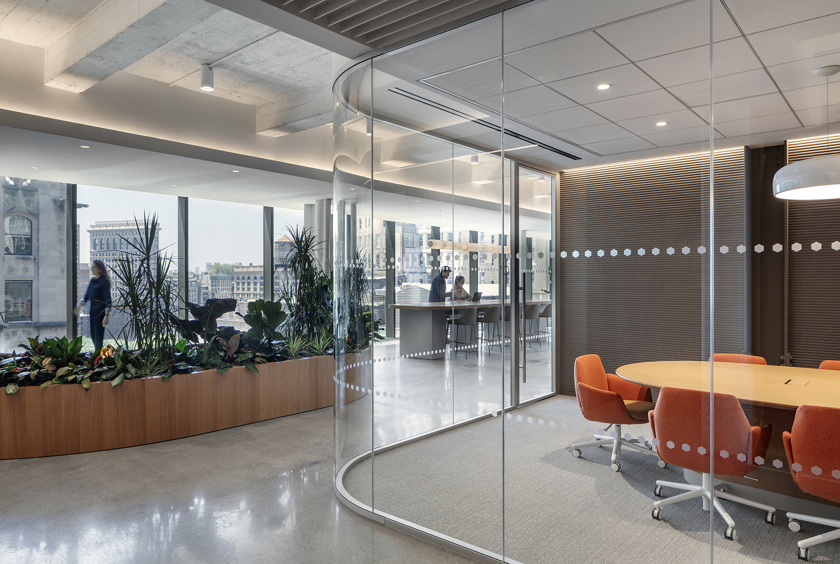 Glass & Mirrors by AIK Renovations: Prosek Offices in NoMad, Manhattan