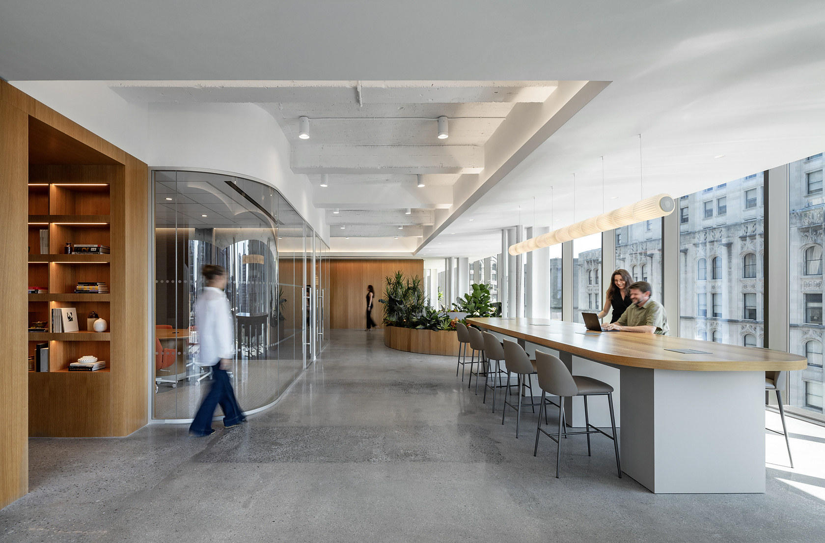 Prosek Offices in NoMad, office interior in Manhattan built by AIK Renovations, New York general contractor (photo 7 of 9)