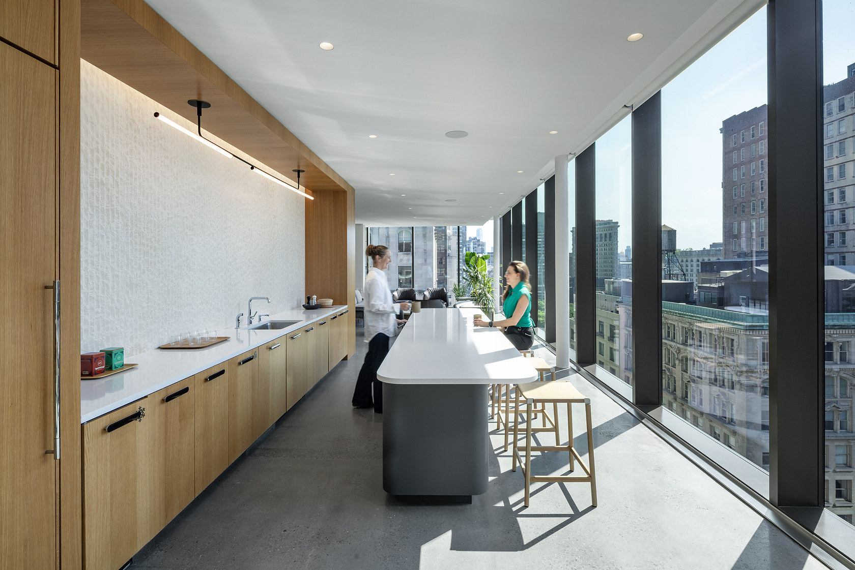 Prosek Offices in NoMad, office interior in Manhattan built by AIK Renovations, New York general contractor (photo 8 of 9)