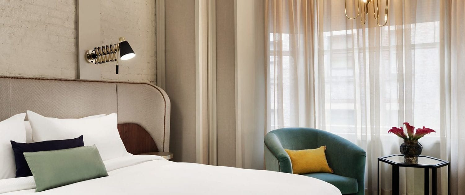 The Evelyn, hotel interior in Manhattan built by AIK Renovations, New York general contractor (photo 4 of 6)