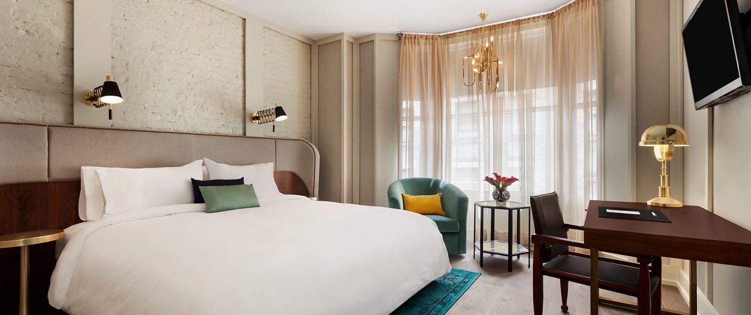 The Evelyn, hotel interior in Manhattan built by AIK Renovations, New York general contractor (photo 1 of 6)