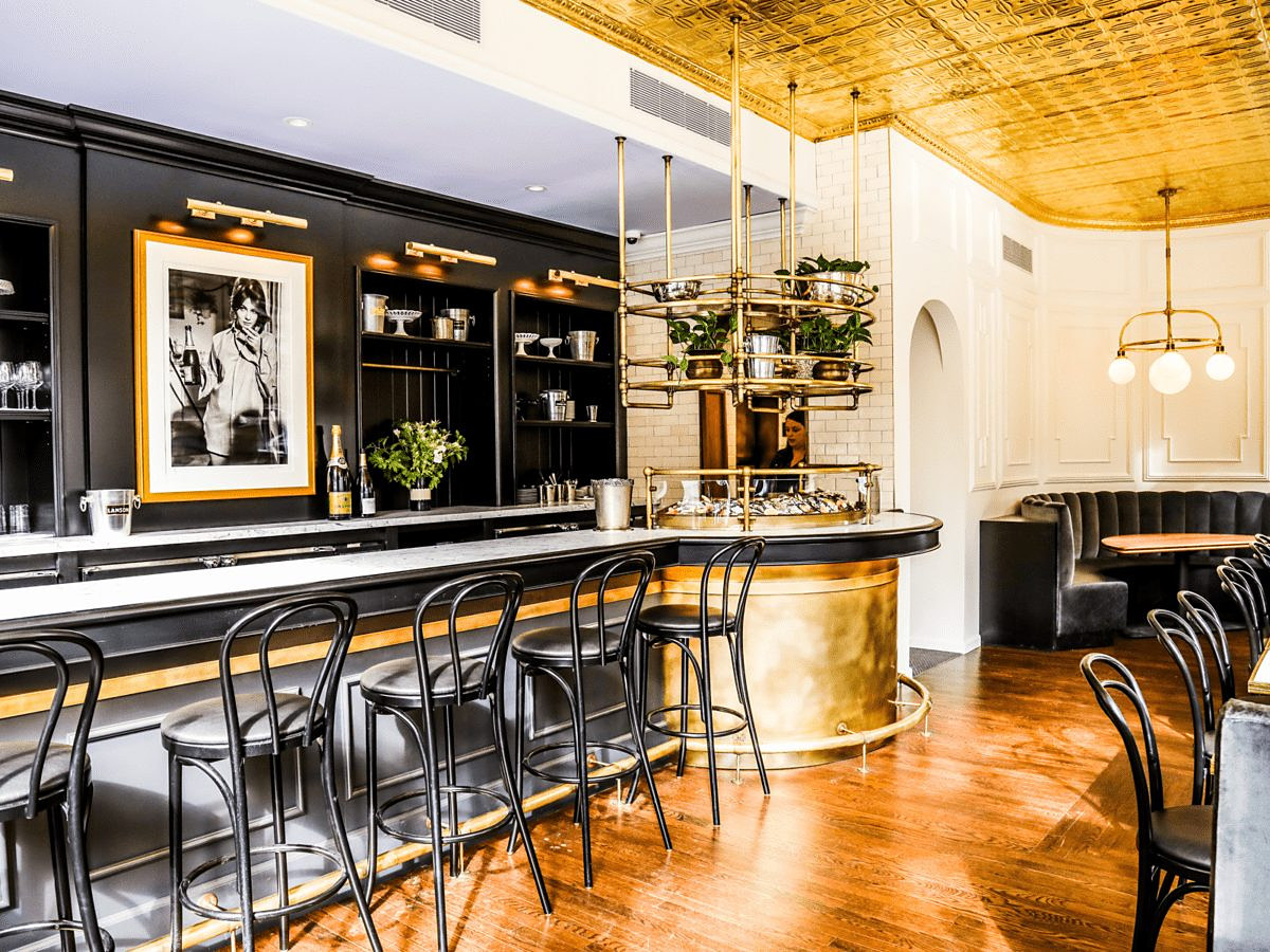 The Riddler, restaurant interior in Manhattan built by AIK Renovations, New York general contractor (photo 1 of 4)