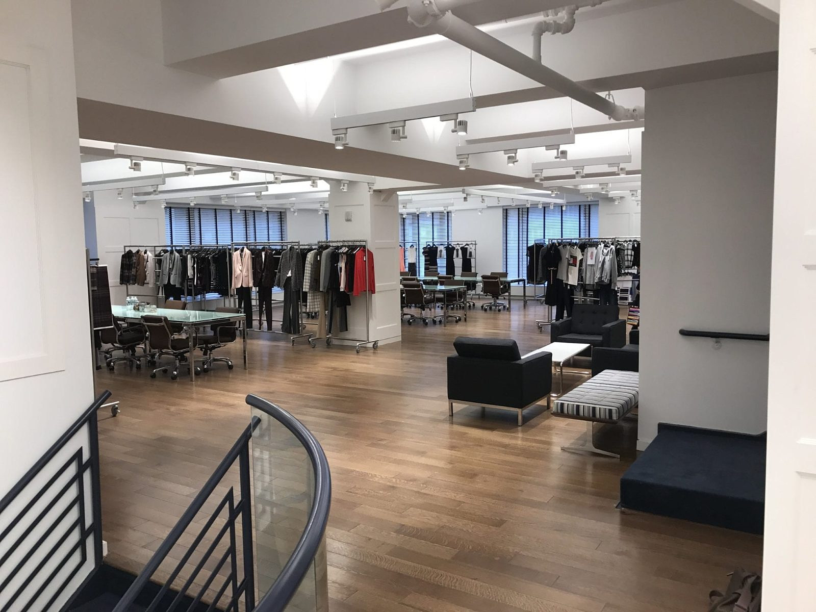 Tommy Hilfiger, fashion showroom interior, New York built by AIK Renovations, New York general contractor (photo 1 of 6)