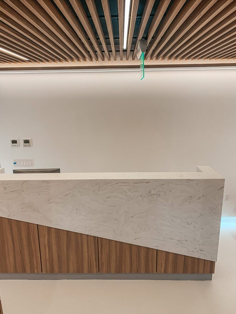 Upper East Side Private Doctor's Office, office interior in Manhattan built by AIK Renovations, New York general contractor (photo 2 of 6)