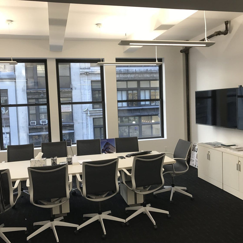 36th Street Office, office interior in Manhattan built by AIK Renovations, New York general contractor