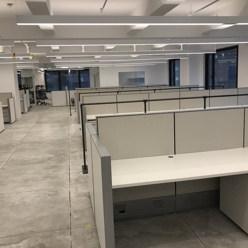 512 7th Avenue Office, office interior in Manhattan built by AIK Renovations, New York general contractor