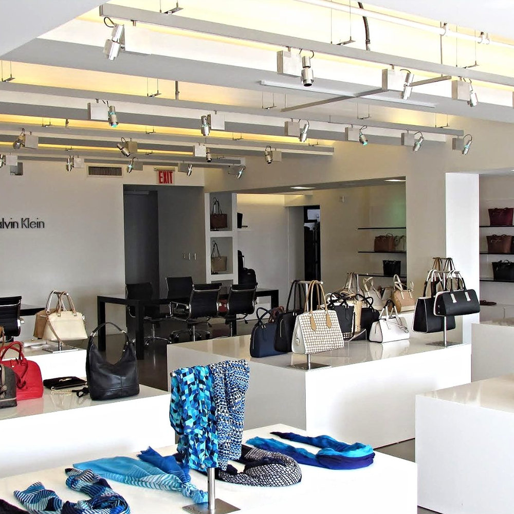 Calvin Klein, fashion showroom interior in Manhattan built by AIK Renovations, New York general contractor