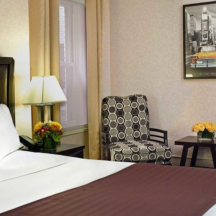 Edison Hotel, hotel interior in Manhattan built by AIK Renovations, New York general contractor