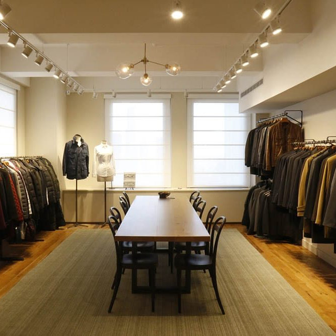 Elliott Lauren, fashion showroom interior in Manhattan built by AIK Renovations, New York general contractor