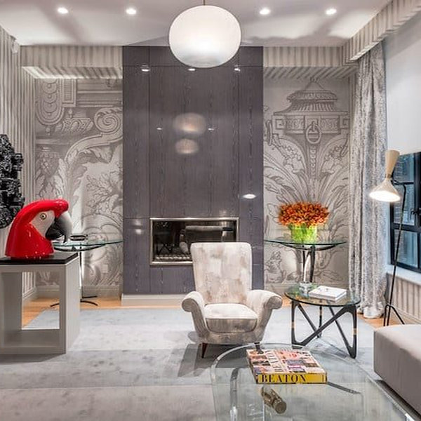 Geoffrey Bradfield, residential interior in Manhattan built by AIK Renovations, New York general contractor