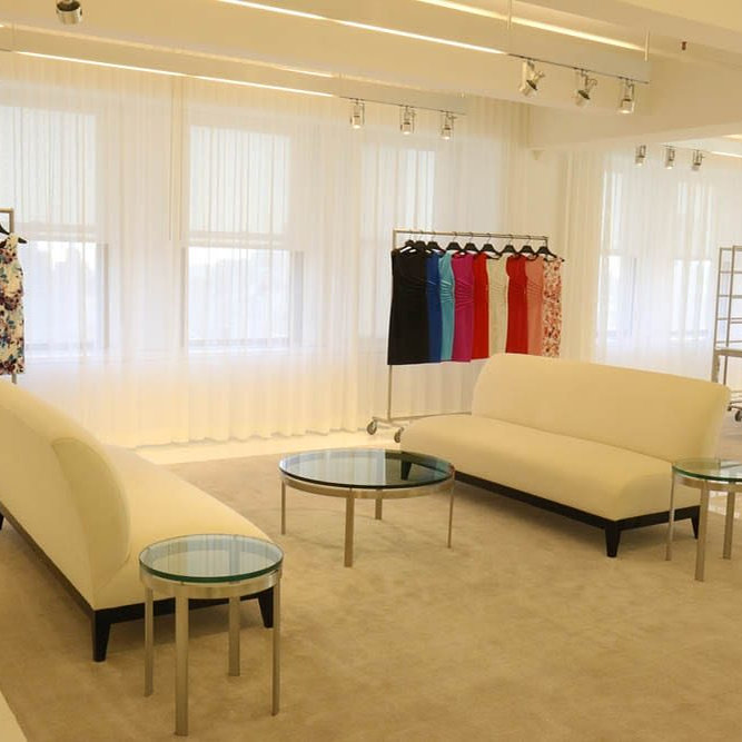 Ivanka Trump, fashion showroom interior in Manhattan built by AIK Renovations, New York general contractor