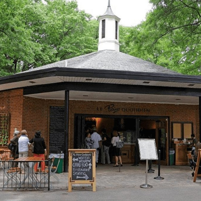Le Pain Quotidien, Central Park, restaurant interior in Manhattan built by AIK Renovations, New York general contractor