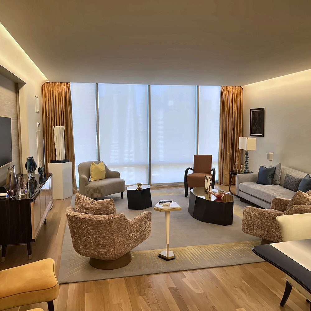 Olympic Tower Residence, residential interior in Manhattan built by AIK Renovations, New York general contractor