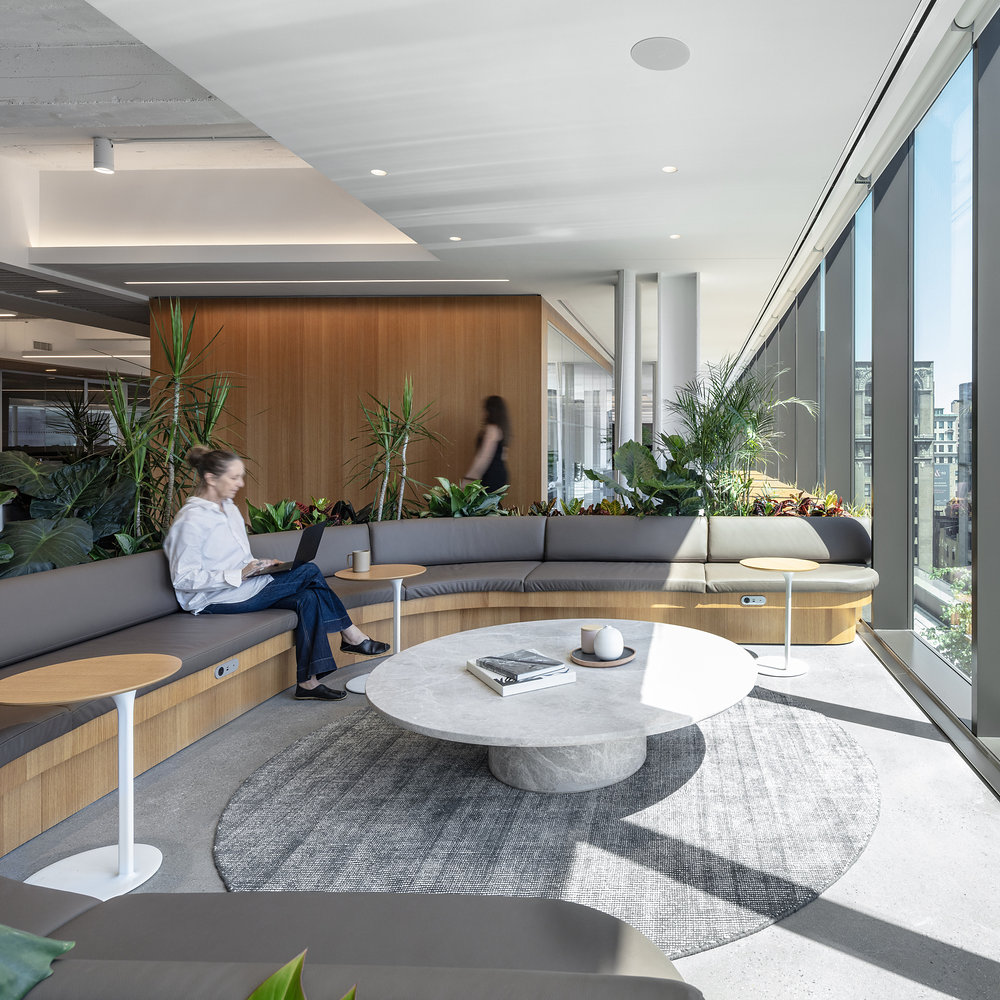 Prosek Offices in NoMad, office interior in Manhattan built by AIK Renovations, New York general contractor