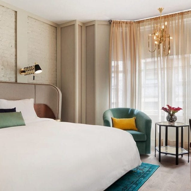 The Evelyn, hotel interior in Manhattan built by AIK Renovations, New York general contractor
