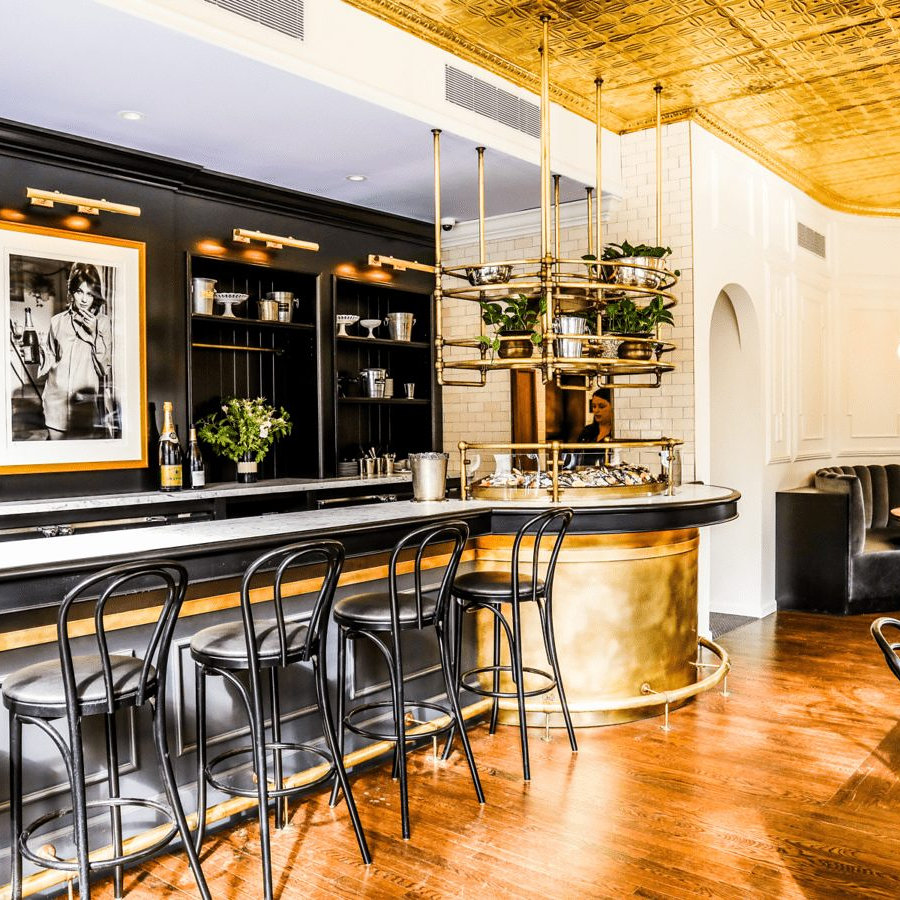 The Riddler, restaurant interior in Manhattan built by AIK Renovations, New York general contractor